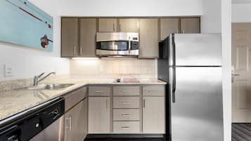 Classic Suite, 1 Bedroom, Non Smoking | Private kitchen | Full-size fridge, microwave, stovetop, dishwasher