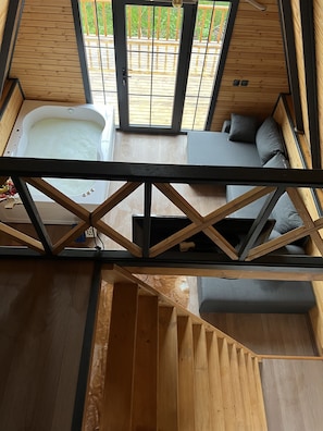 Bungalow Élite, 1 chambre, vue montagne | Draps en coton égyptien, literie de qualité supérieure