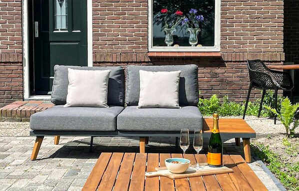 Terrace/patio - Elperhof Appartement 1 (Schoonloo)