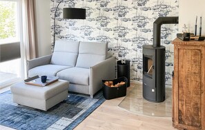 Fernseher, Kamin