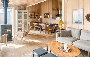 Fireplace - Awesome home in Sydals with kitchen (Sydals)