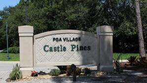 A sign for PGA Village Castle Pines. - Right Direction Rentals (Port Saint Lucie)