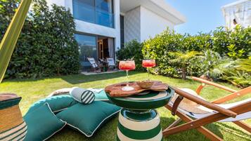 Bali Room with Private Garden | Living area | TV