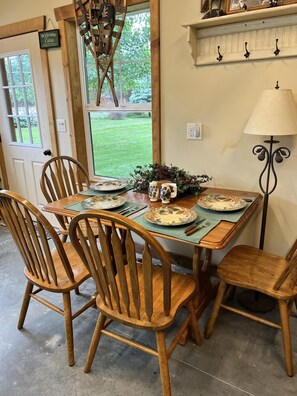 Dining - Escape to Nature in This Cozy Riverfront Cabin (Garden Valley)