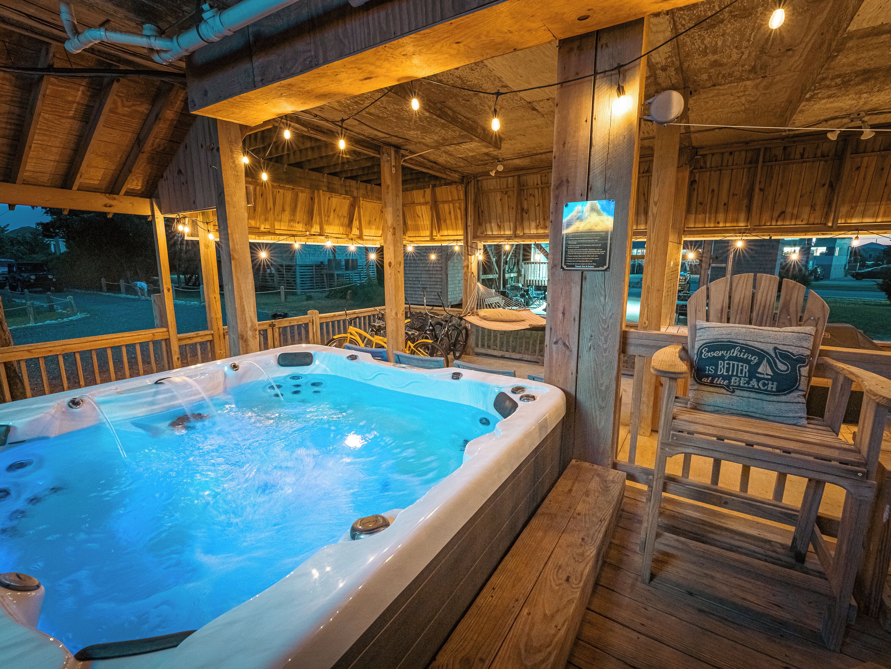 Bain à remous extérieur