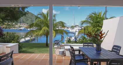 The Anchorage #5 a 3 bedroom Waterfront Condo in Rodney Bay