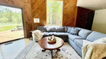 TV connectée, cheminée