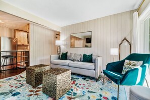 TV, fireplace, video games