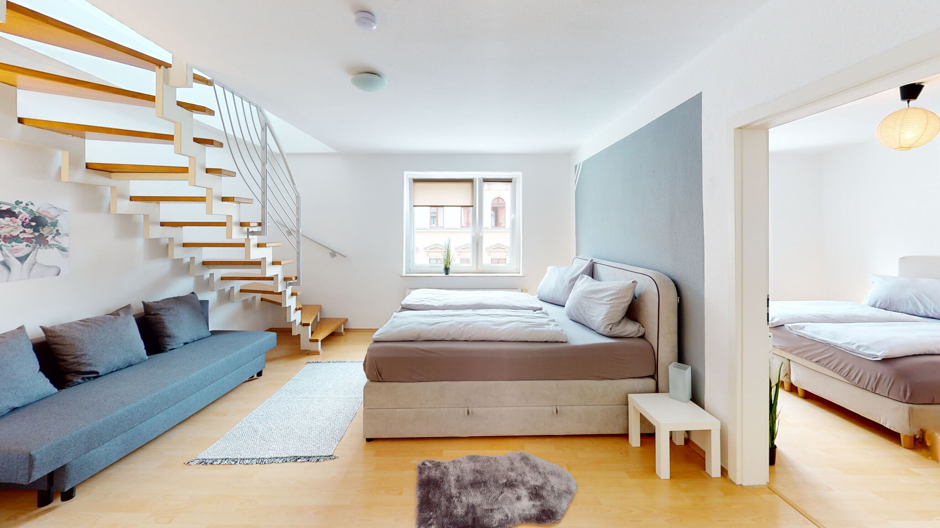 Bright holiday flat in a prime location with Private Terrace, Shared Garden and Wi-Fi