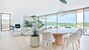 Premium Villa, 3 Bedrooms, Private Pool | Living area | 32-inch LCD TV with cable channels