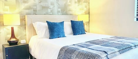 1 Schlafzimmer, BĂŒgeleisen/BĂŒgelbrett, kostenloses WLAN, BettwĂ€sche