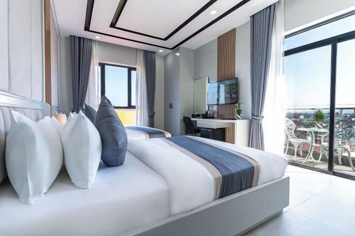 2 Schlafzimmer, Bettwäsche aus ägyptischer Baumwolle