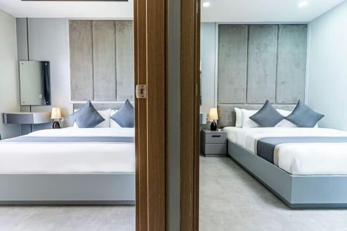 2 Schlafzimmer, Bettwäsche aus ägyptischer Baumwolle