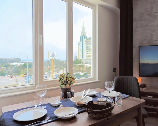 2 bedrooms - Modern Flat With Sea View 10 min to Lara Beach (Antalya)