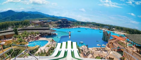 Toboggan aquatique