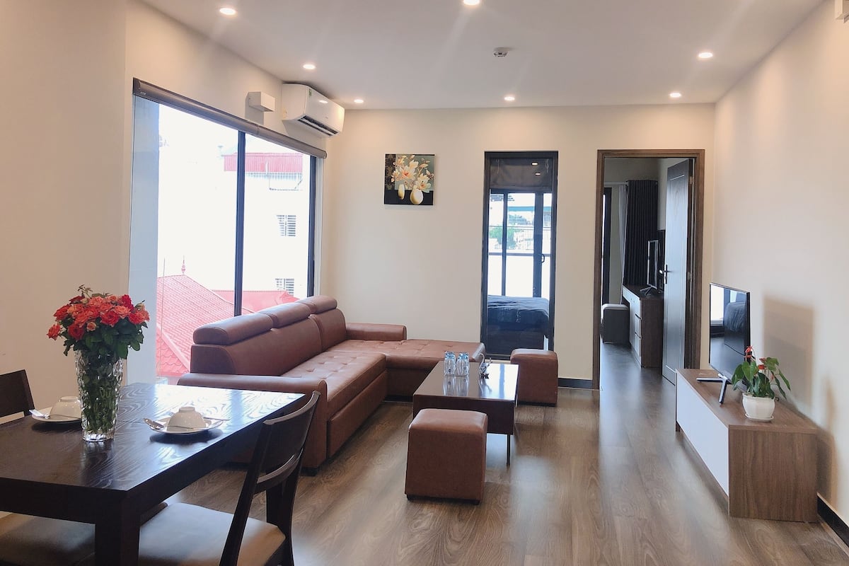 Basic Apartment | Living area | 43-inch Smart TV with digital channels, TV