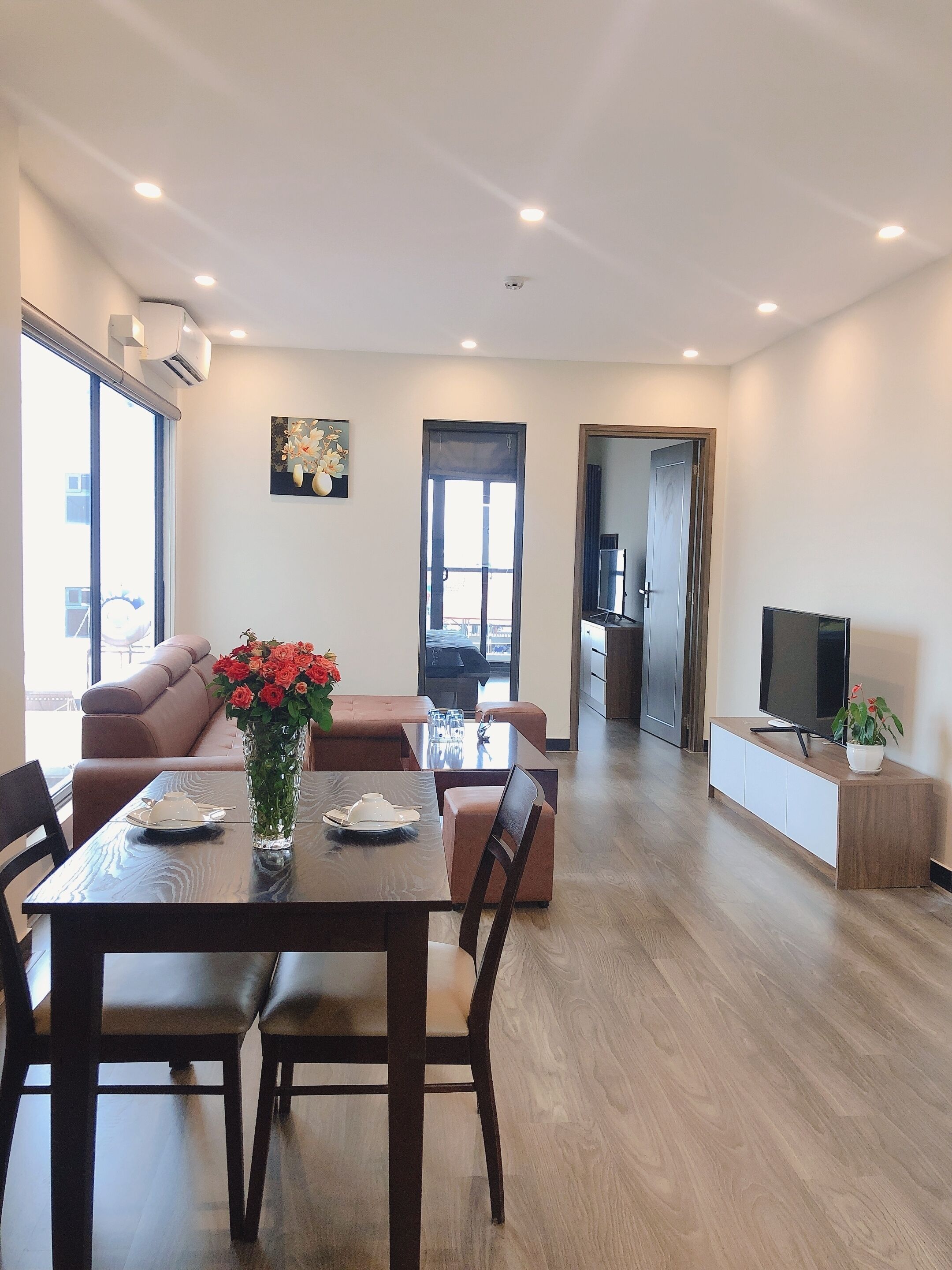 Basic Apartment | Living area | 43-inch Smart TV with digital channels, TV