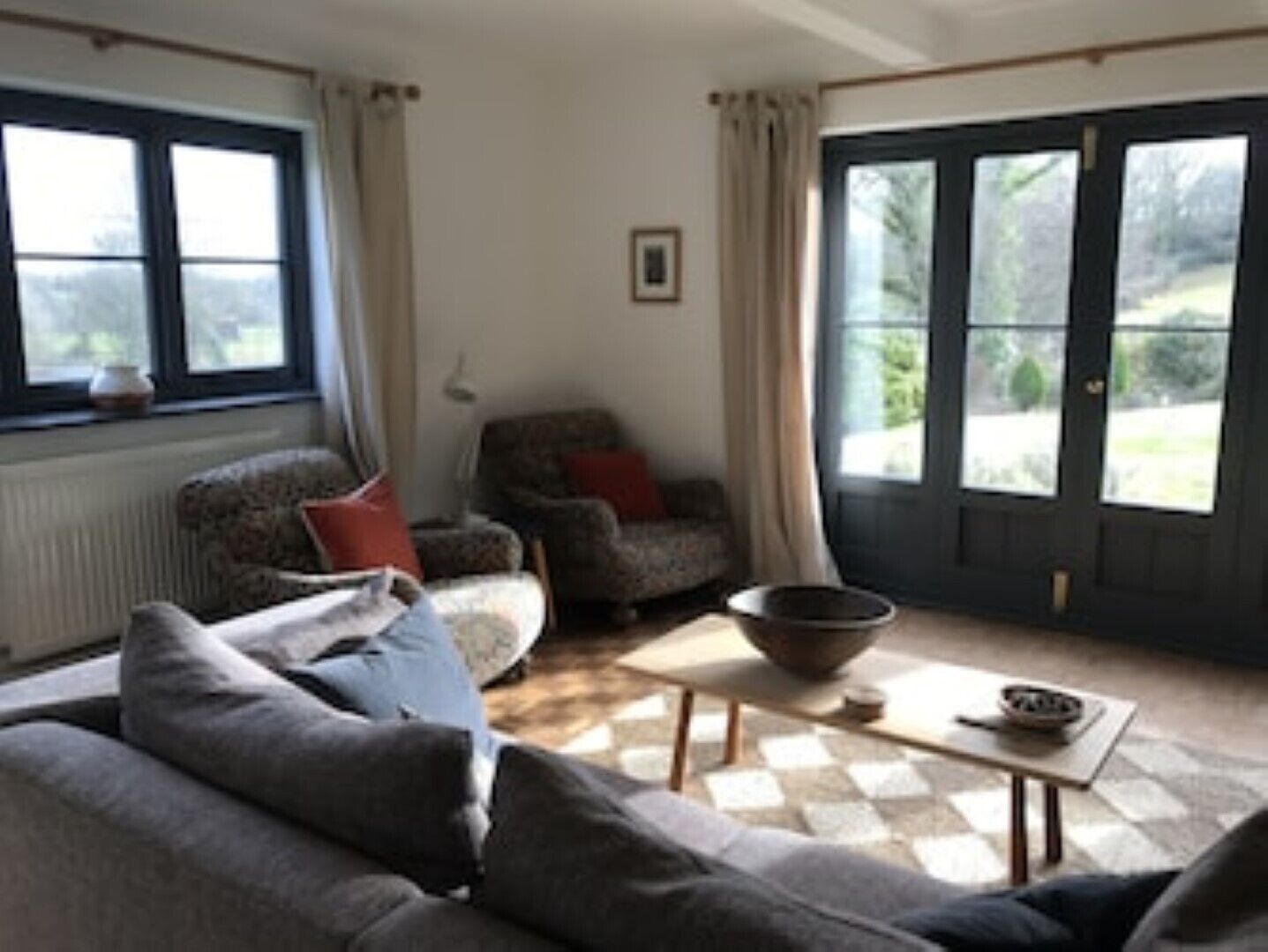 TV connectée, cheminée