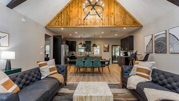 Smart TV, fireplace, streaming services, offices