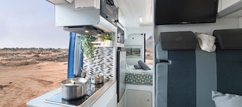 'Adventure Campingvan' with Sea Views and Air Conditioning