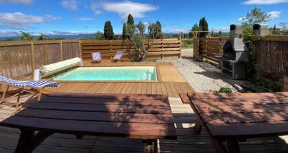 Maison Bord du Canal du Midi Piscine
