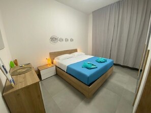 2 bedrooms, iron/ironing board, travel crib, WiFi