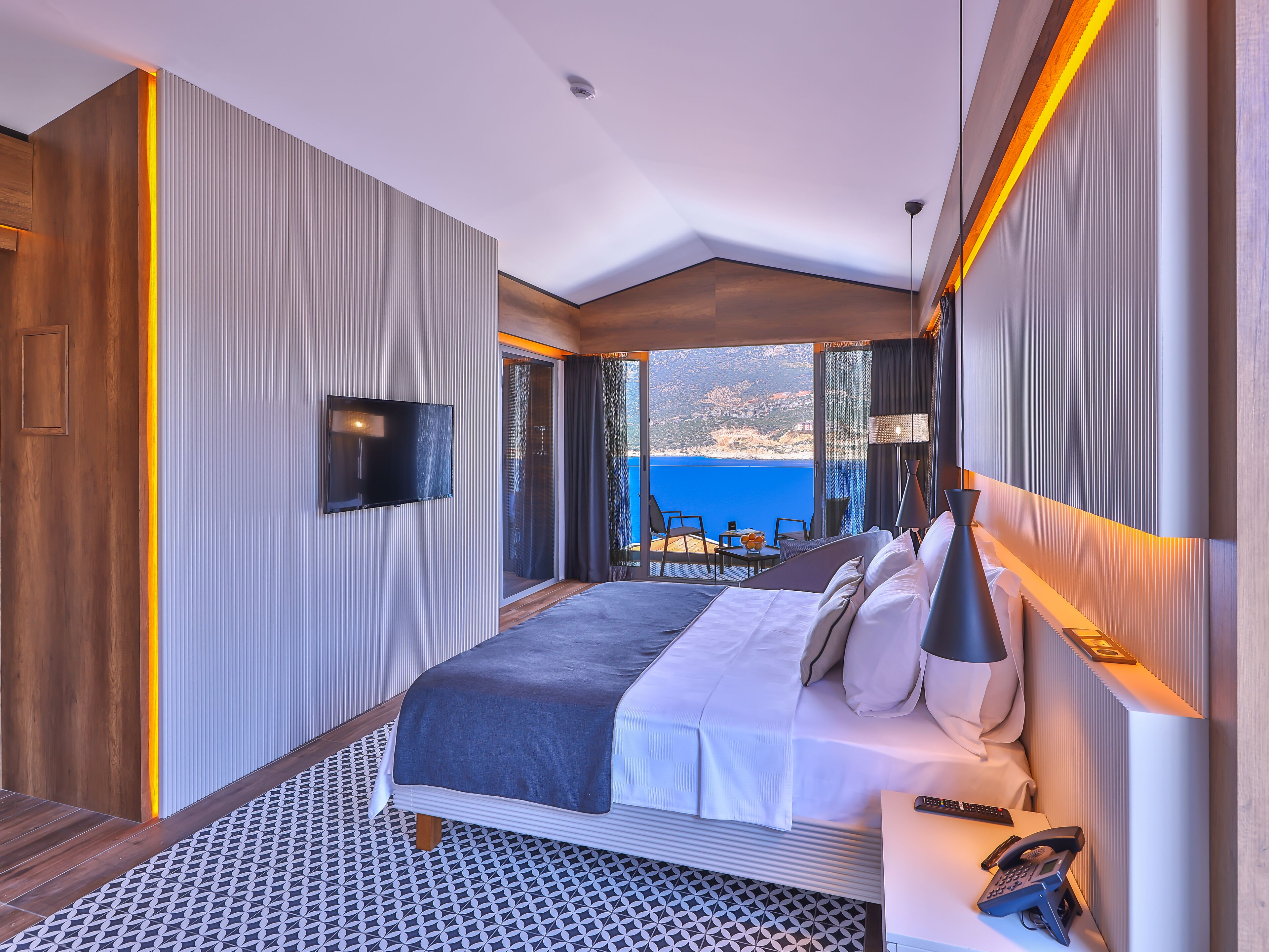 Chambre Deluxe, vue mer | Télévision