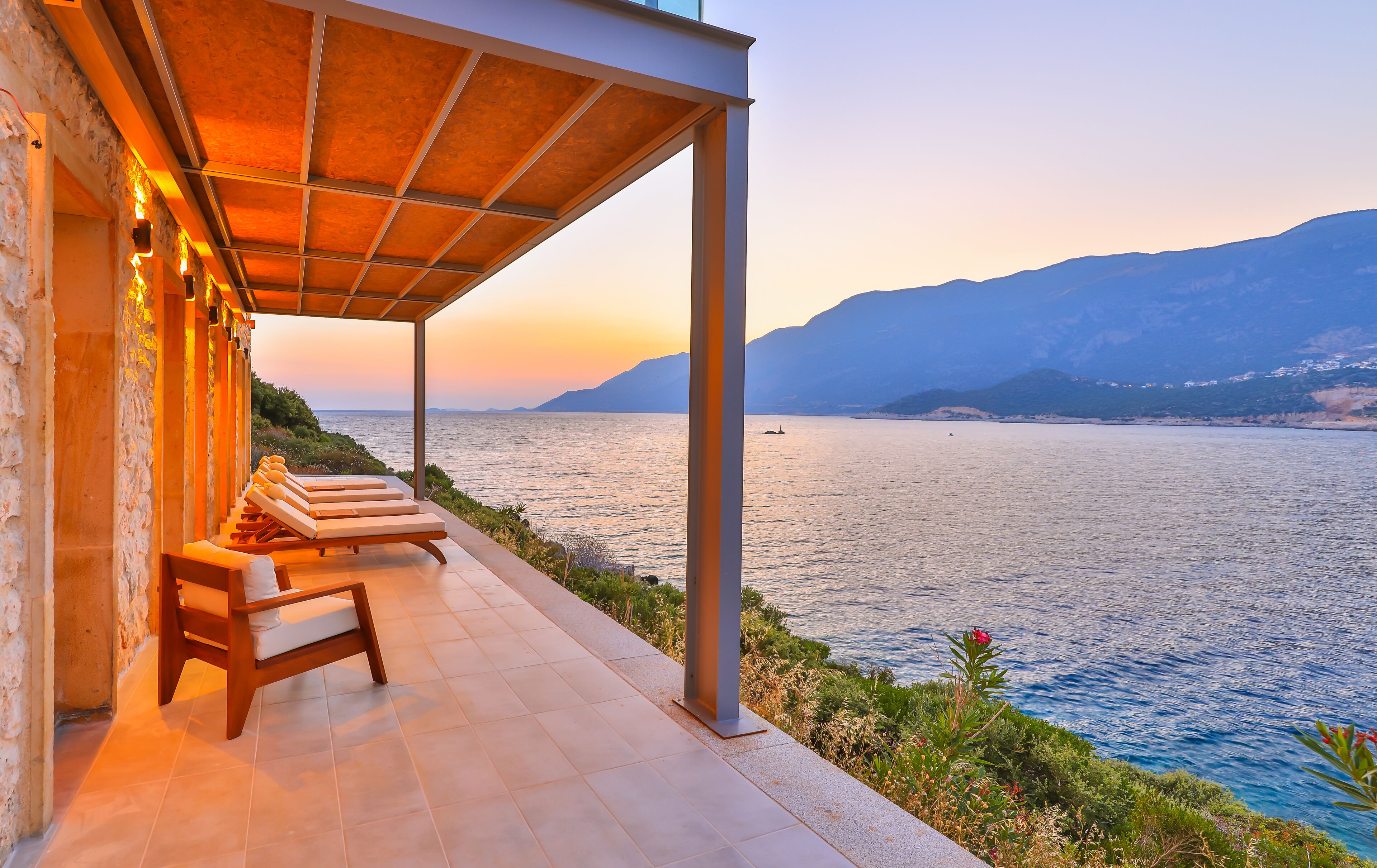 Blick von der Unterkunft