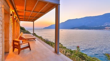 Blick von der Unterkunft