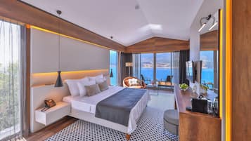 Chambre exécutive, vue sur la mer | 1 chambre, couette en duvet, minibar, coffre-fort