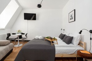 Strykejern/-brett, wi-fi og sengetøy