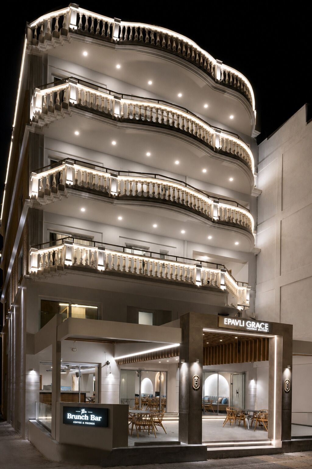 Fassade der Unterkunft