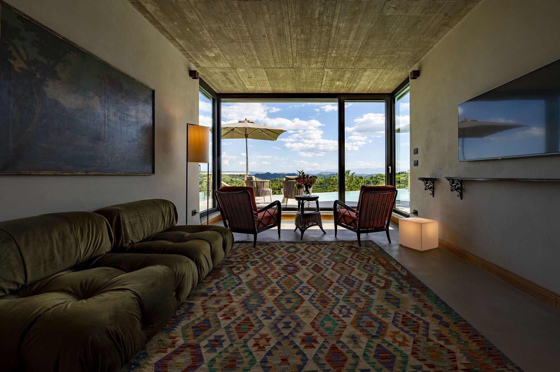 Private Villa With Hot Tub, Sauna, Private Pool, Wifi, A/c, Tv, Patio, Panoramic View, Close To Alba - Bra