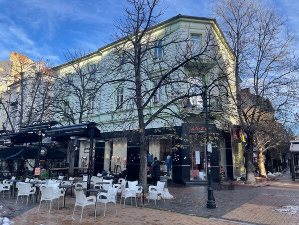 Façade de l’hébergement