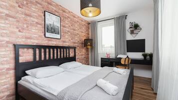 2 phòng ngủ, bộ trải giường