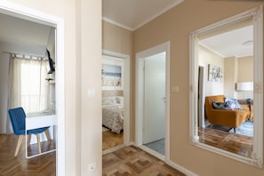 2 bedrooms, desk, free WiFi, bed sheets