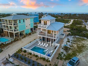 Exterior - Book Now for Holiday Getaways! Gulf Views! Private Pool! North Cape! (Port St. Joe)