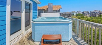 Semi-Oceanfront Home with Private Pool, Hot Tub, Nearby Beach Access, Basketball