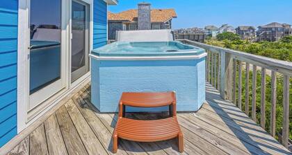 Semi-Oceanfront Home with Private Pool, Hot Tub, Nearby Beach Access, Basketball