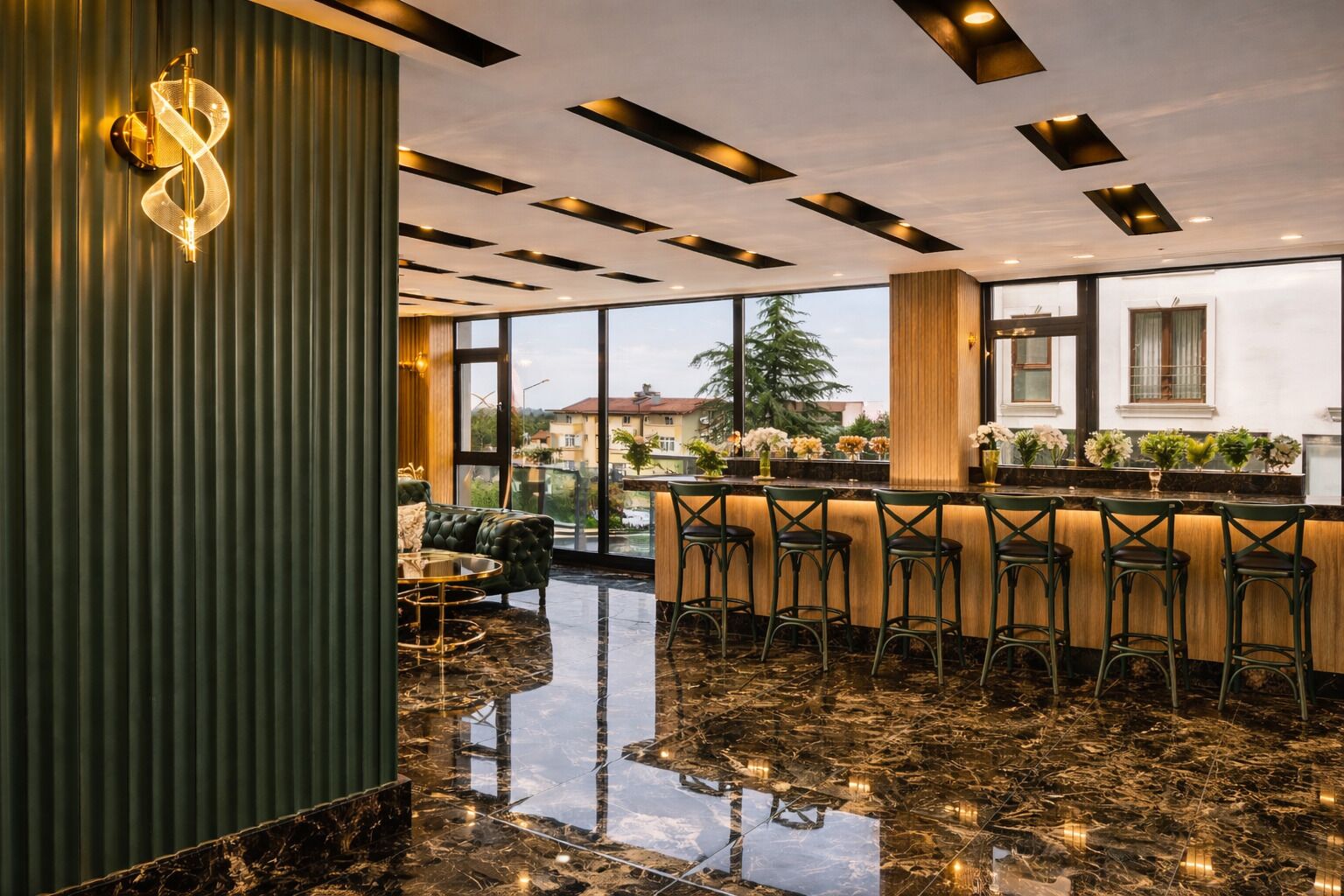 Lobby sitting area