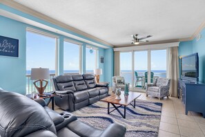 Smart TV - We❤️Snowbirds-Corner Condo-2 Beachfront Pools-3BR Seychelles 1601 (Panama City)
