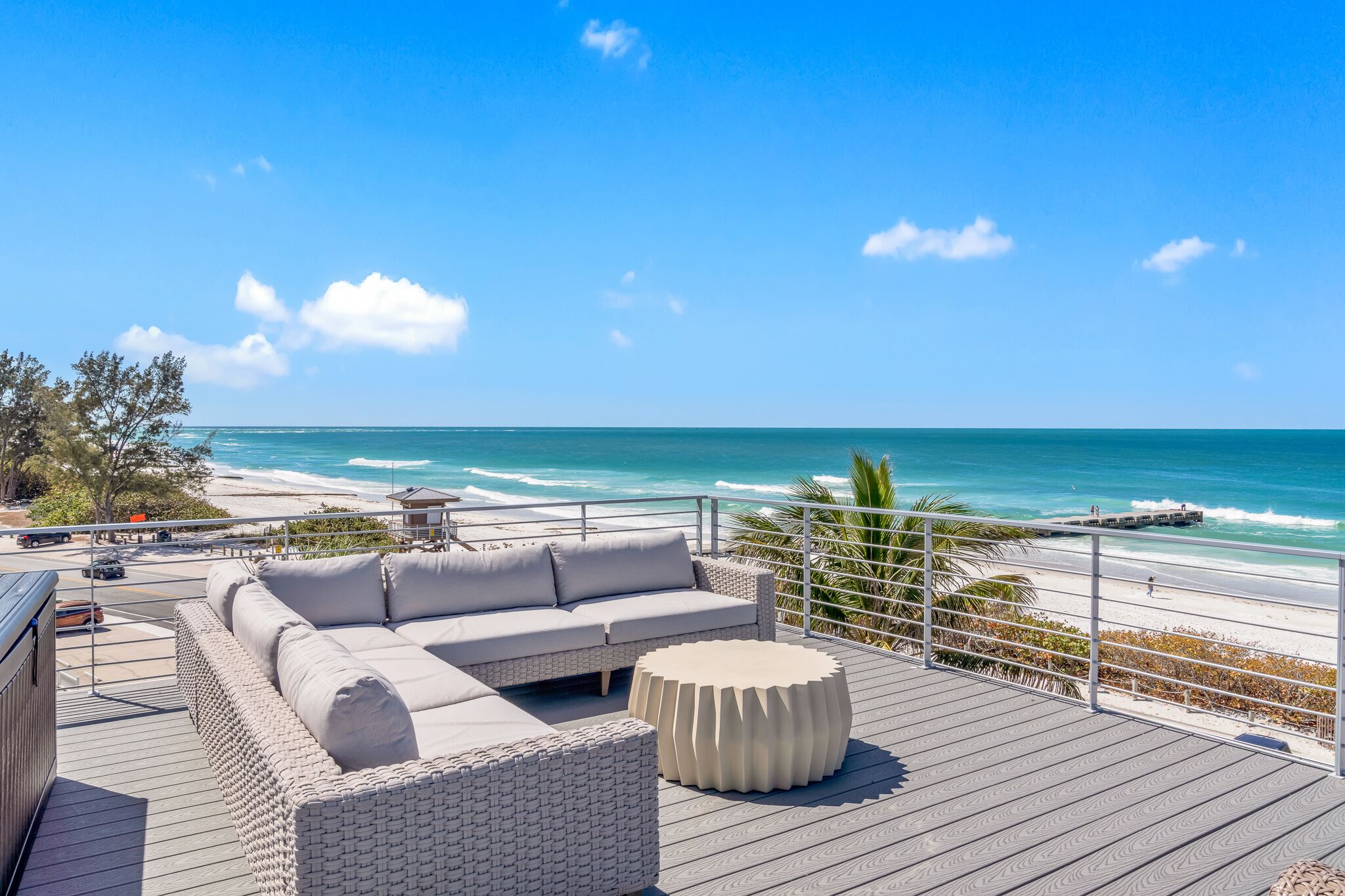 Rooftop deck with Gulf views - Villa Rayo Del Sol