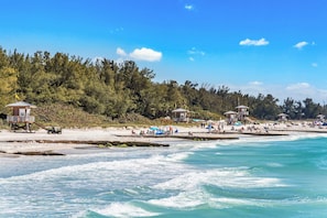 Na praia 