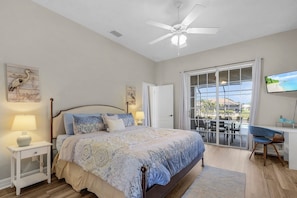 House, 3 Bedrooms | 3 bedrooms, desk, laptop workspace, iron/ironing board - Blue Oasis 3 Bedroom Home by RedAwning (Cape Coral)