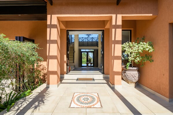 Interior entrance