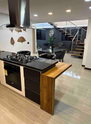 Private kitchen - Duplex Full Aire Apartment 200m2 3/2 modern ph
 (Envigado)