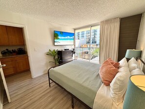 1 soverom, strykejern/-brett, wi-fi (inkludert) og sengetøy