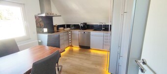 Cozy apartment with outdoor terrace + barbecue area between Taunus and Spessart