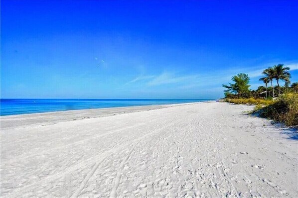 Enjoy a serene beach experience with access to the ocean.