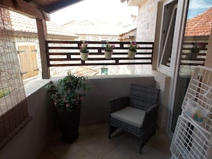 Apartamento (Vale - central & 20m to the sea - A2() | Terraço/pátio